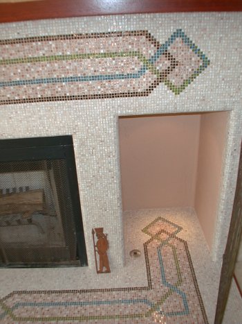 Moonshine Mosaics · Persian Fireplace